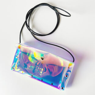 ロングウォレットポシェット（Lサイズ）｜Aurora clearpvc オーロラ クリアPVC「日常に彩り添える”好き”を身近に感じる透明素材」
