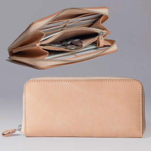 ラウンドZIP長財布（小銭入れつき）｜Non-Foundation Leather ノンファンデーションレザー